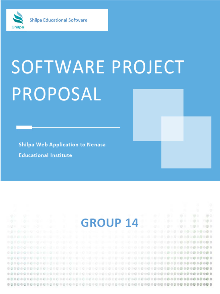 Software Project Proposal - Group 14 V2 | PDF | Android (Operating ...