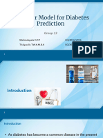 Classifier Model For Diabetes Prediction