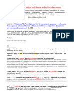 Sugira Mais Versos..Distintivos Igrejas Mais Iguais Aas Do Do Novo Testamento - Helio