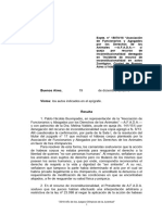 AFADA - Zoo BA S Habeas Corpus Chimp Martin, Sasha y Kangoo - Voto en Minoría