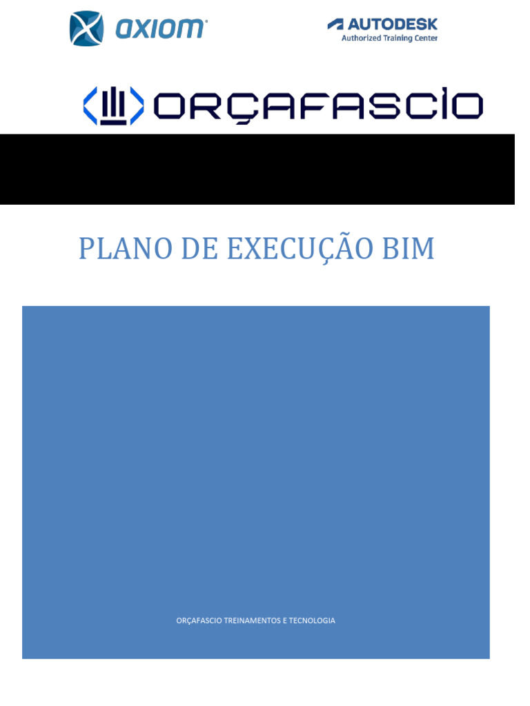Plano de Execução BIM - ORÇAFASCIO | PDF | BIM | Despesa
