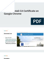 CA Certificate For Google Chrome