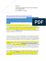 Infografía, A Importancia de La Toma de Decisiones