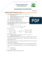 2ème Fiche de TD - Maths - 1èreCD