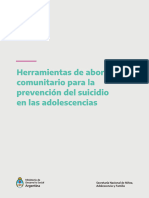 Prevención Del Suicidio en Las Adolescencias