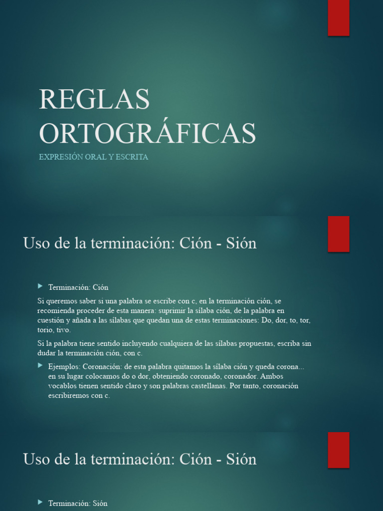 Tema 6. Reglas Ortograficas PDF Lingüística Escritura
