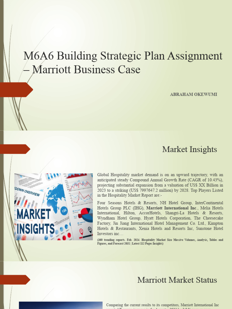Marriott International Strategic Overview | PDF | Marriott ...