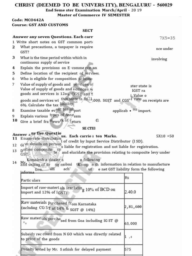4 Gst Pdf Taxes Trade