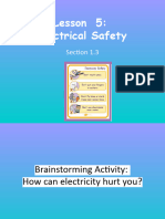 Lesson 5 Electrical Safety and Exit Slip