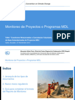 Monitoreo de Proyectos MDL