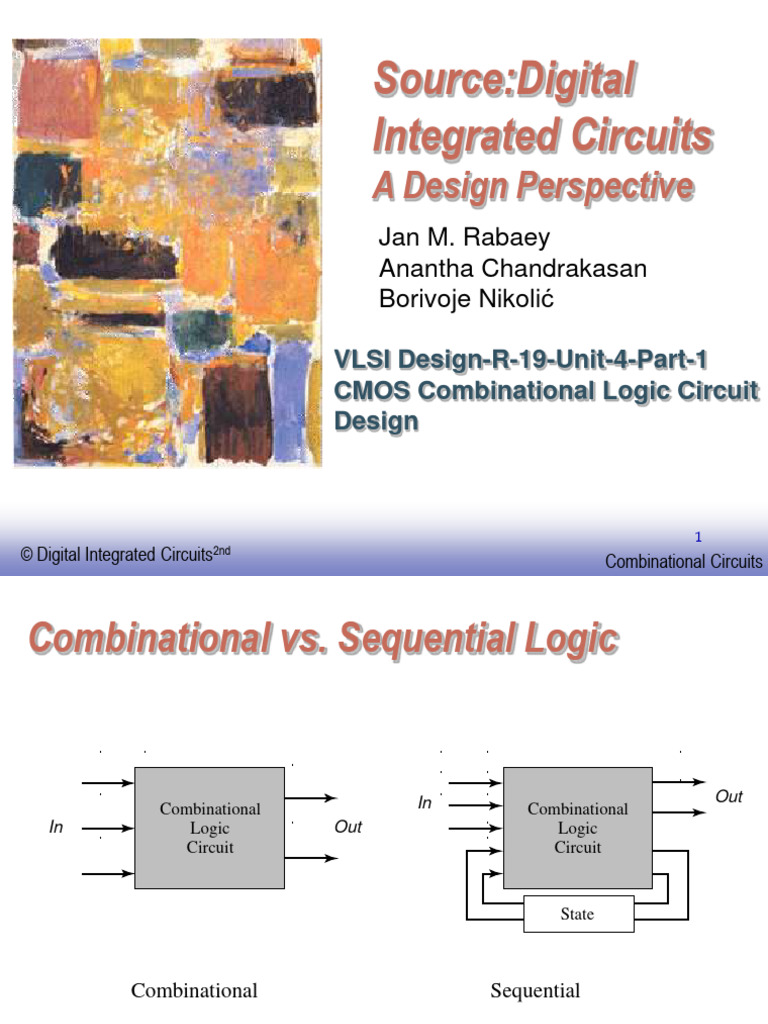 Combinational Logic in VLSI Design | PDF | Logic Gate | Cmos