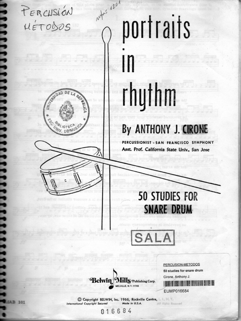 Cirone Portraits in Rhythm | PDF