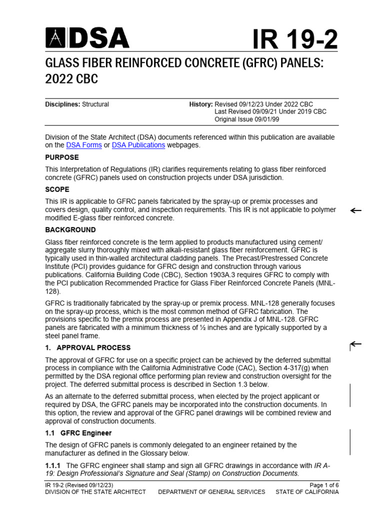 IR - 19 2 - Rev09 12 23 | PDF | Concrete | Reinforced Concrete