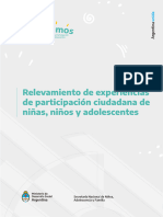 2021 Relevamiento de Experiencias de Participación Ciudadana de Niñas, Niños y Adolescentes