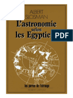 L astronomie selon les Egyptiens (Albert Slosman)