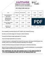 Sapphire International School Noida Fee