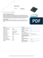 Intel® Pentium® Processor T4200 Product Specs