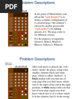 Mastermind Rules | PDF | Gaming | Games Of Mental Skill