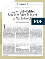 Cook Lewis 2019 Rotator Cuff Related Shoulder Pain To Inject or Not To Inject