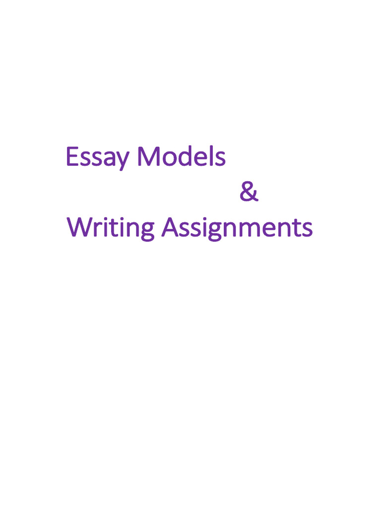 Essay Models and Writing Assignments | PDF | Parental Leave | Essays