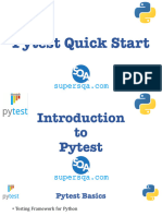 PyTest Quick Start