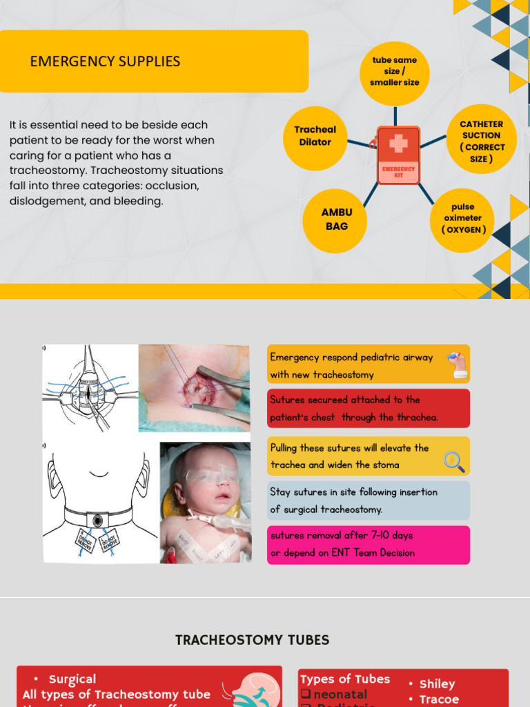 Pediatric Tracheostomy Care Guide | PDF | Clinical Medicine | Medical ...