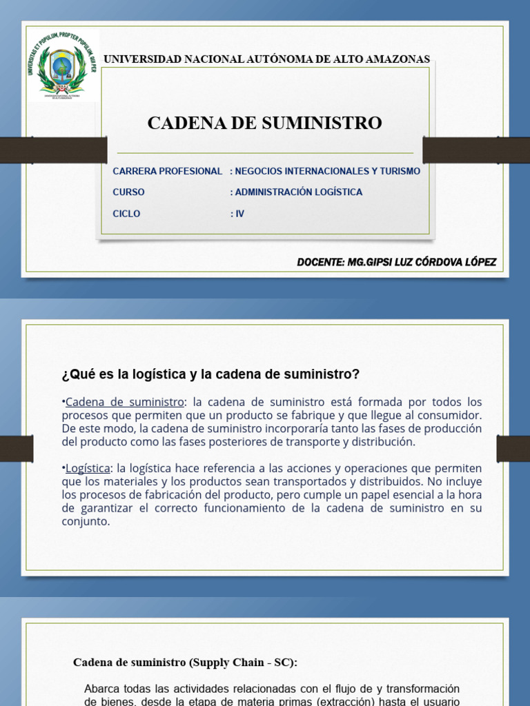Gestión Eficiente de la Cadena de Suministro | PDF | Cadena de ...