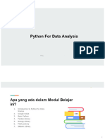 Python For Data Analysis - UNIBI