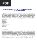 Lectoescritura Primaria