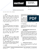 NT Acou 086 - Mobile Walls - Rating of Expected Airborne Spound Insulation - Nordtest Method