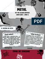 Presentación Música Heavy Metal Fotografía Blanco y Negro