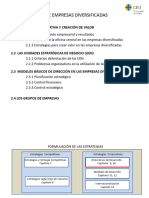 T2 La Dirección de Empresas Diversificadas