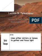 Lesson 9 Telescopes