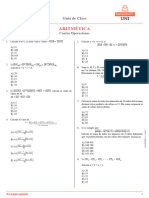 Aritmética: Guía de Clase