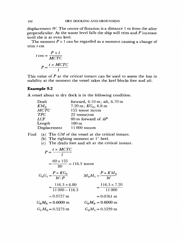 Dry Docking 1 Pdf Heavy Industry Shipping
