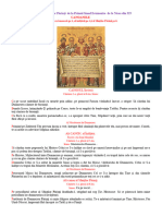 Canoanele Sfinţilor Părinţi de La Primul Sinod Ecumenice de La Nicea Din 325