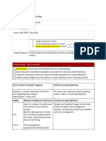 Internship Anxiety Lesson Plan 4 PDF