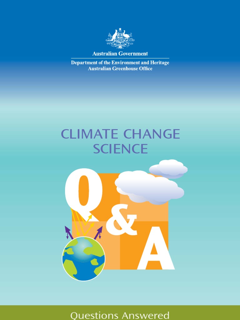Climate Change Science | PDF | Global Warming | Greenhouse Effect