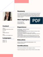 CV With Photo 02