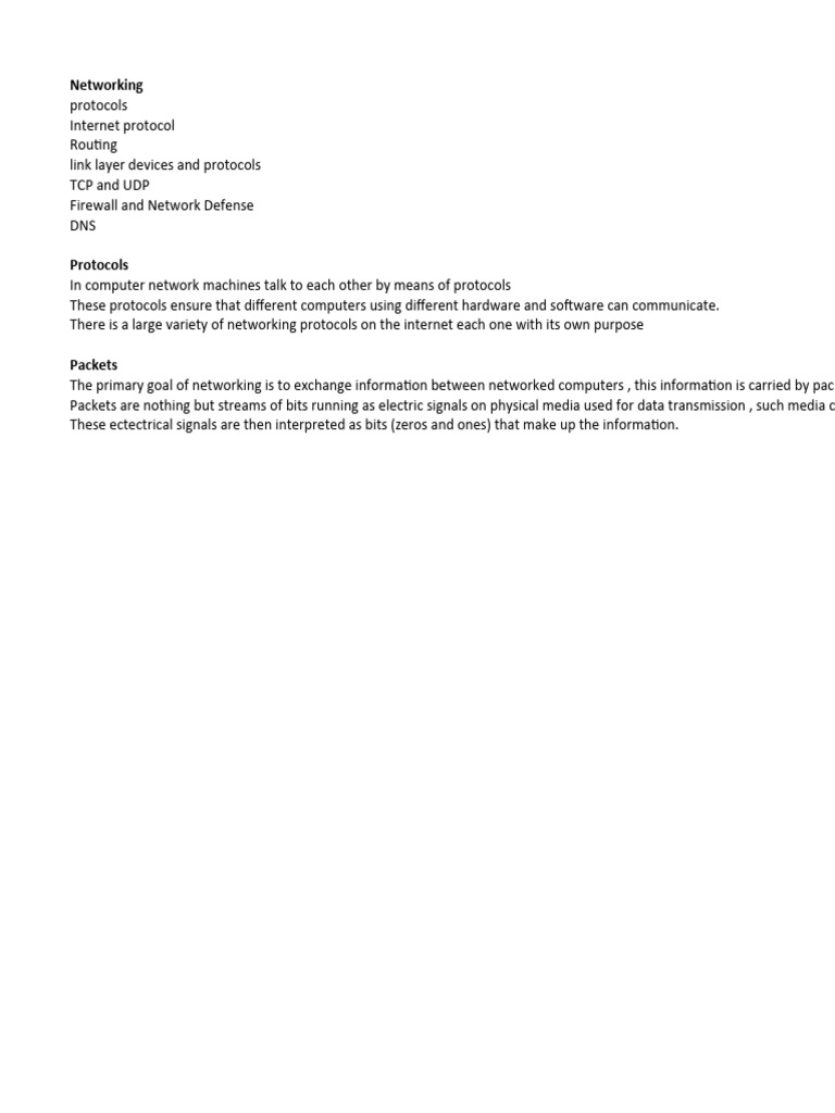 Cyber Security Notes | PDF