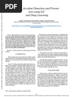 Vehicle Accident Detection and Prevention Using IoT and Deep Learning