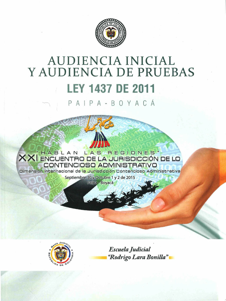 Audiencia Inicial y de Pruebas Ley 1437 | PDF | Judicaturas | Juez