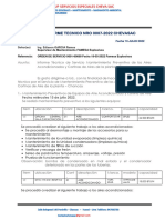 Informe Tecnico Nro 0007-2022 Chevasac - Famesa Servicio de Mantenimiento Preventivo Aacc I 13 Julio 2022