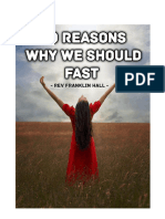 80 Reasons Why We Should Fast - Rev Franklin Hall