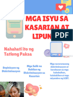 Chapter II - Mga Isyu Sa Kasarian at Lipunan