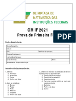 Prova Omif 2021