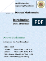 Discrete Mathematics - L01