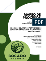 Mapeo de Procesos Logisticos Bocado Verde