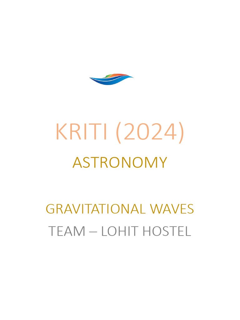 Gravitational Waves Analysis Guide | PDF | Gravitational Wave | Amplitude