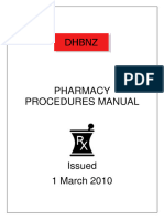 Procedures Manual 2010 DHBNZ